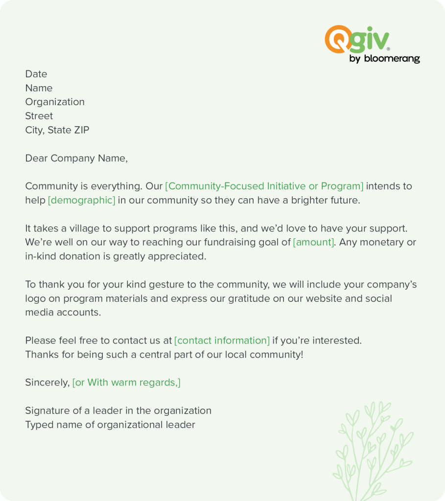 Sample Sponsorship Form Template