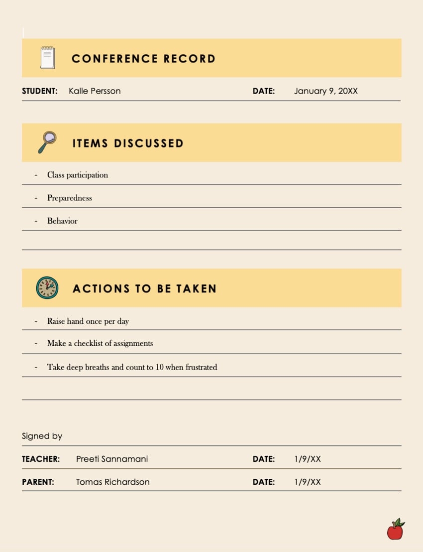 Survey Forms Template