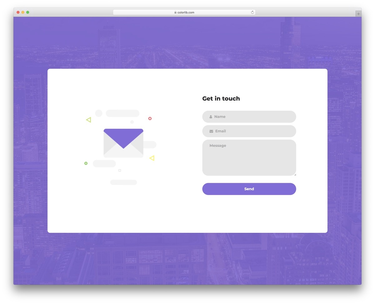 40 Best Free HTML5 CSS3 Contact Form Templates 2025 Colorlib