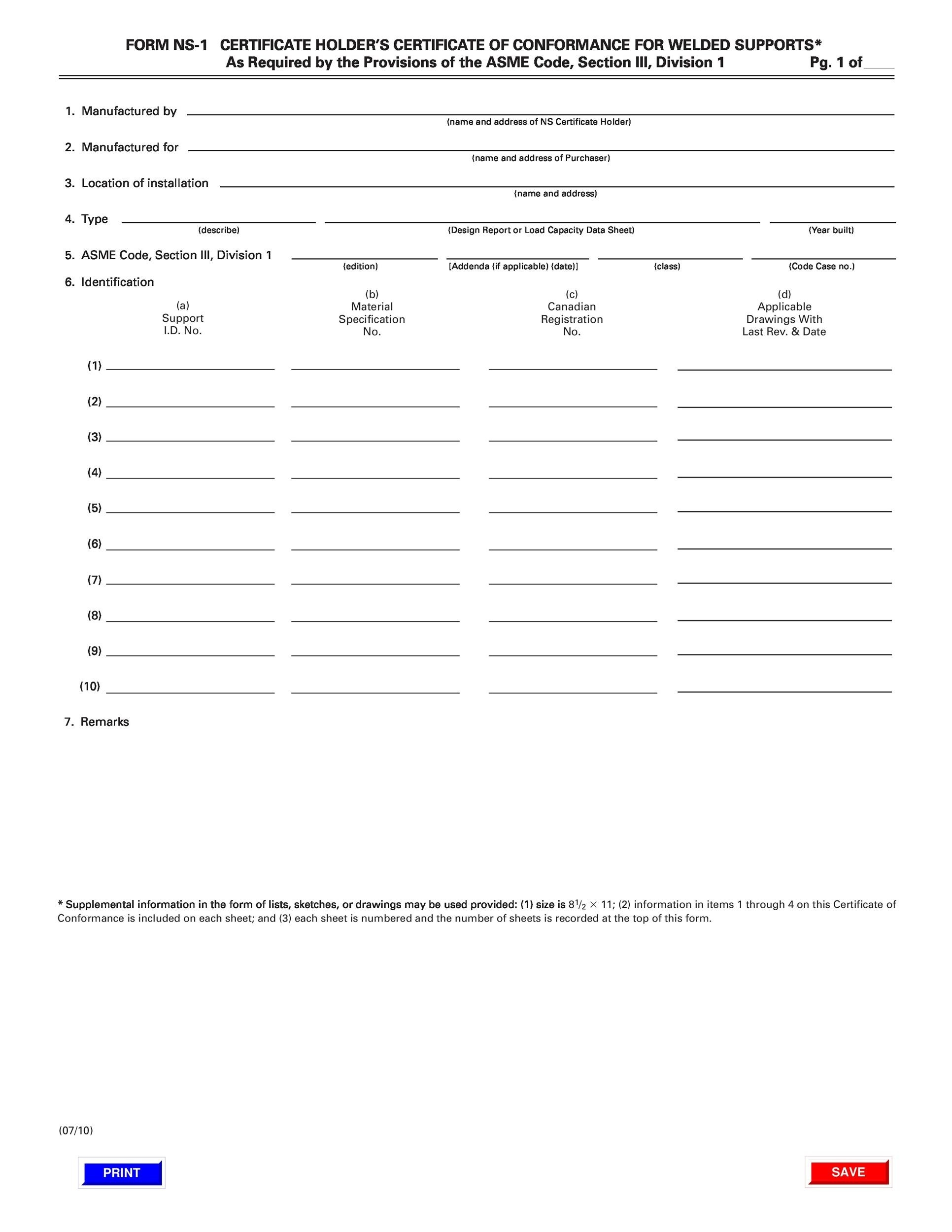 Company Accreditation Form Template