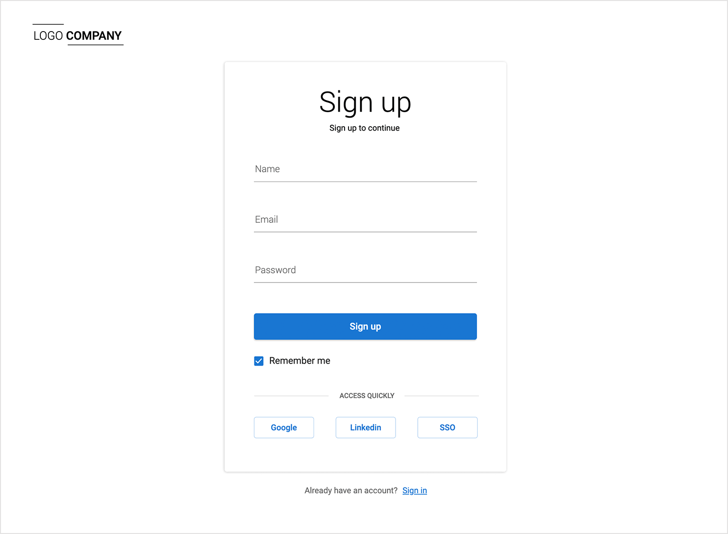 40 Inspiring Examples Of Signup Form Pages Justinmind