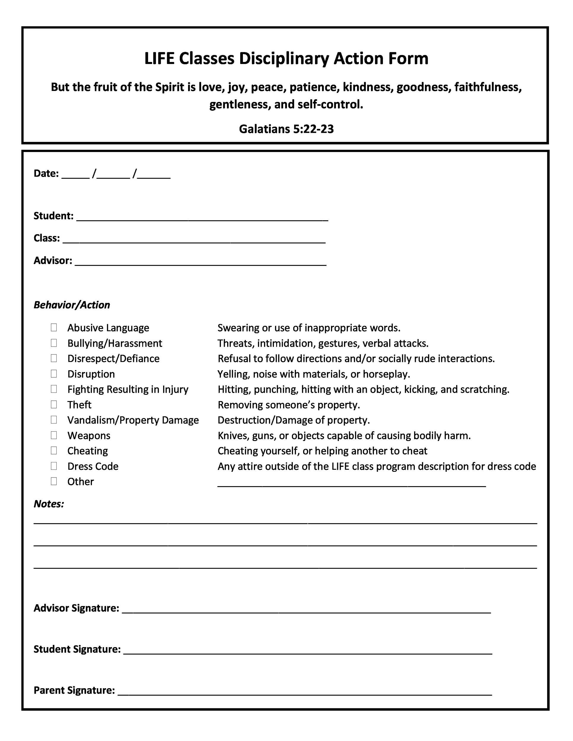 Write Up Form Template Free Pdf