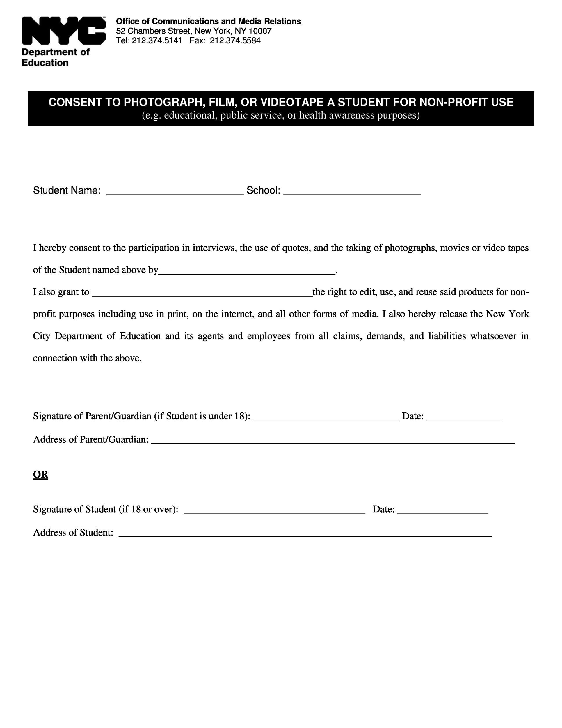53 Standard Photo Release Forms Free TemplateLab