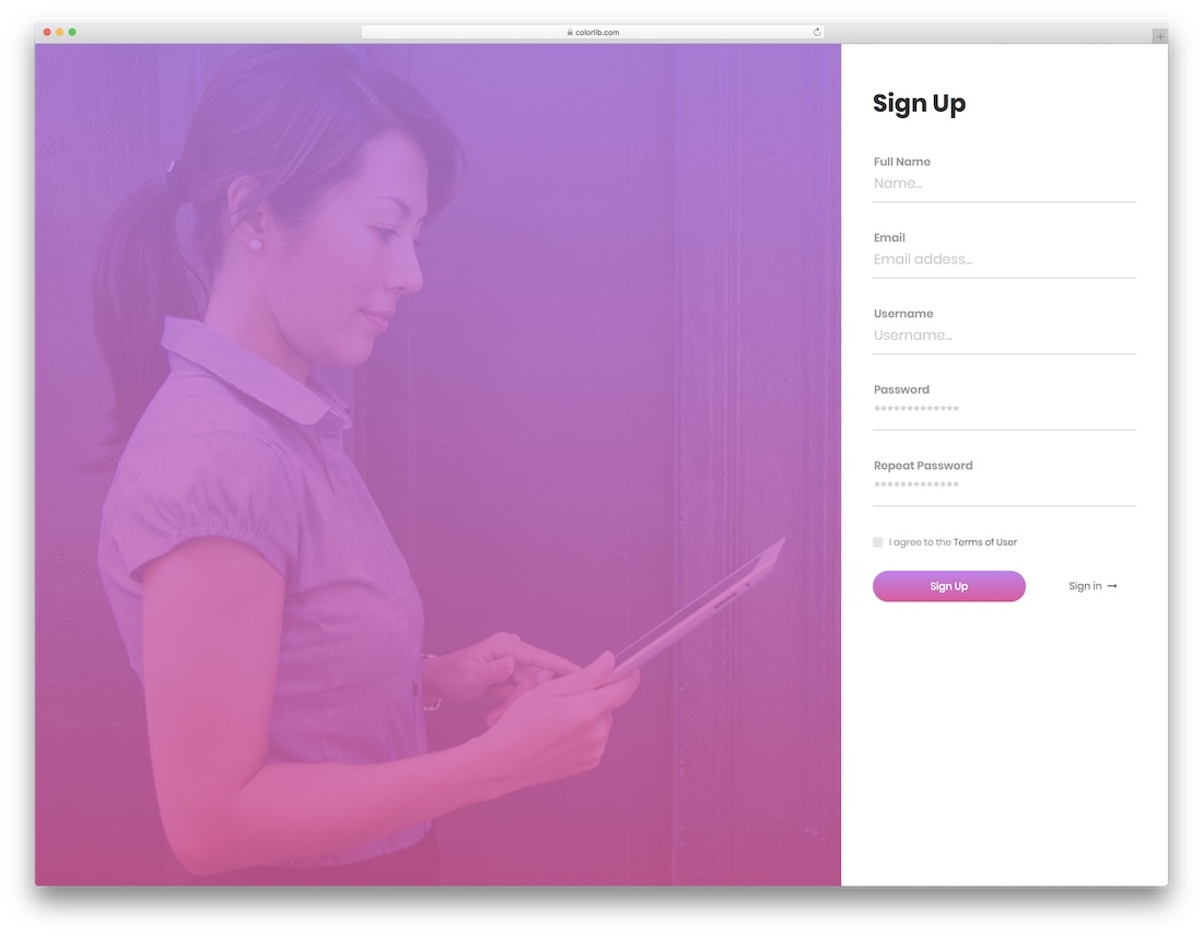55 Best Free Bootstrap Registration Form Designs 2025 Colorlib