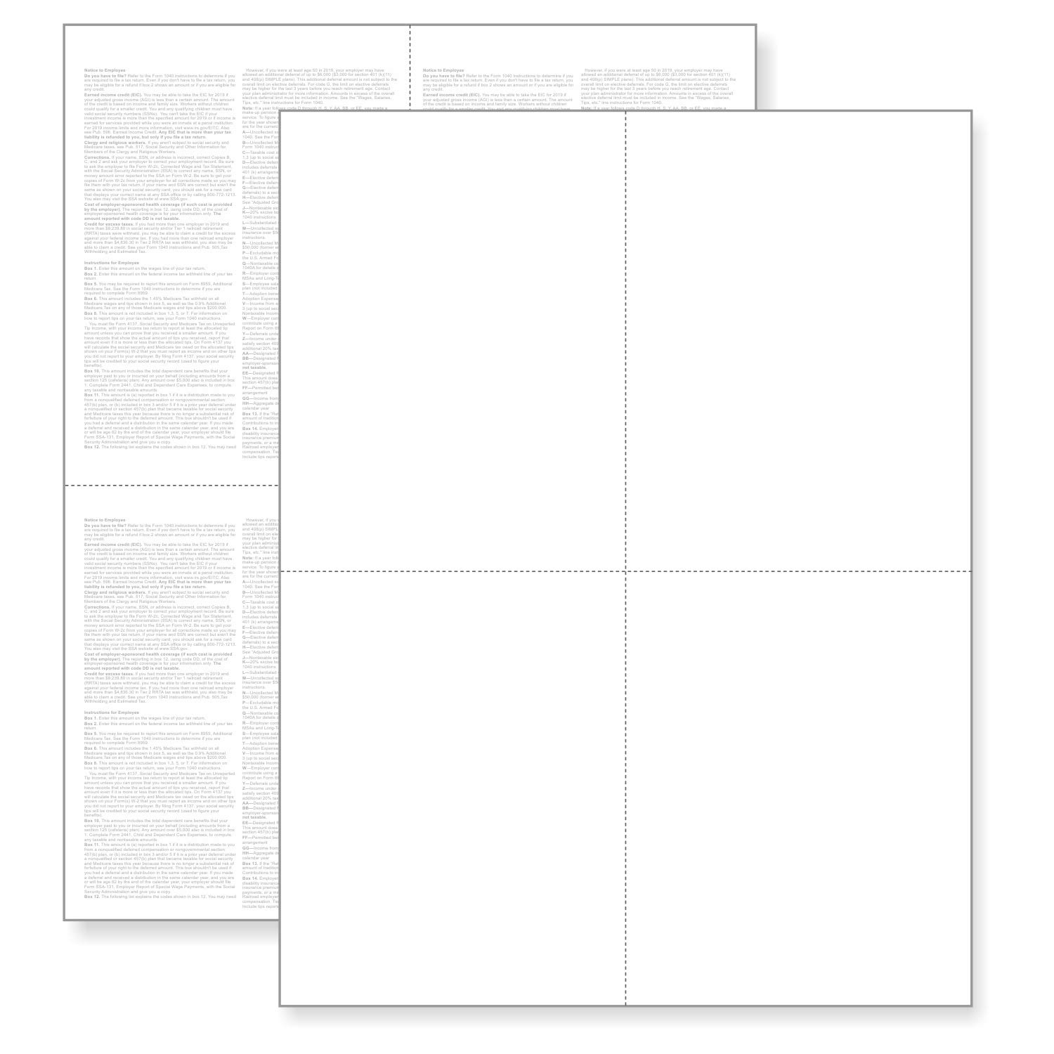 W-2 Form Template