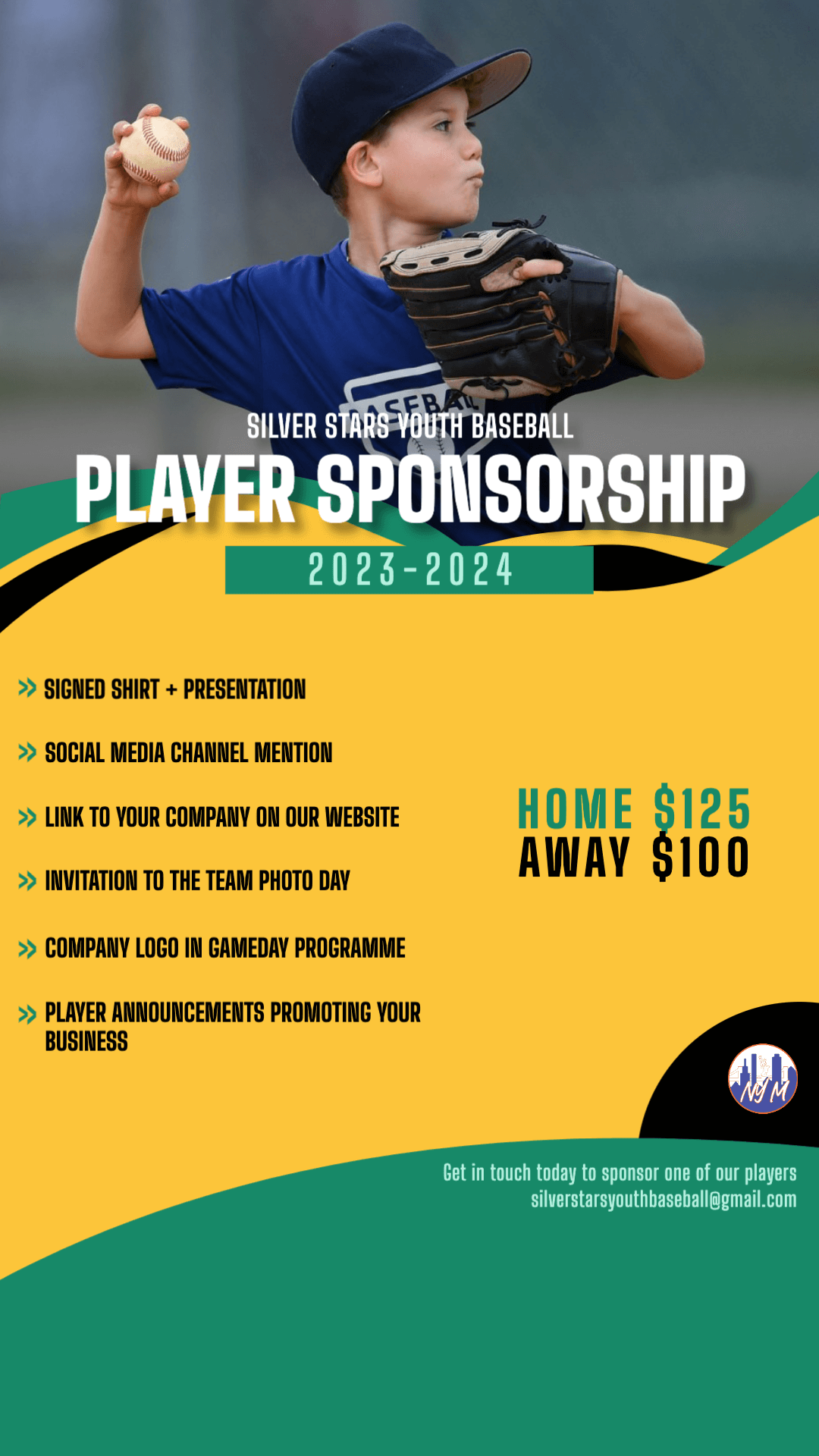 Baseball Player Sponsorship Proposal Template Kickly