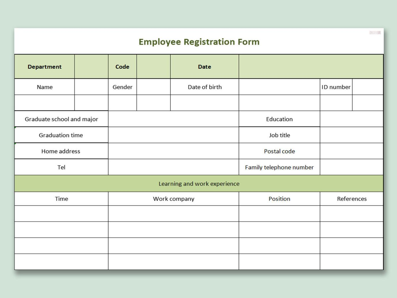 Best 10 Professional Service Form Template Excel WPS Office Academy