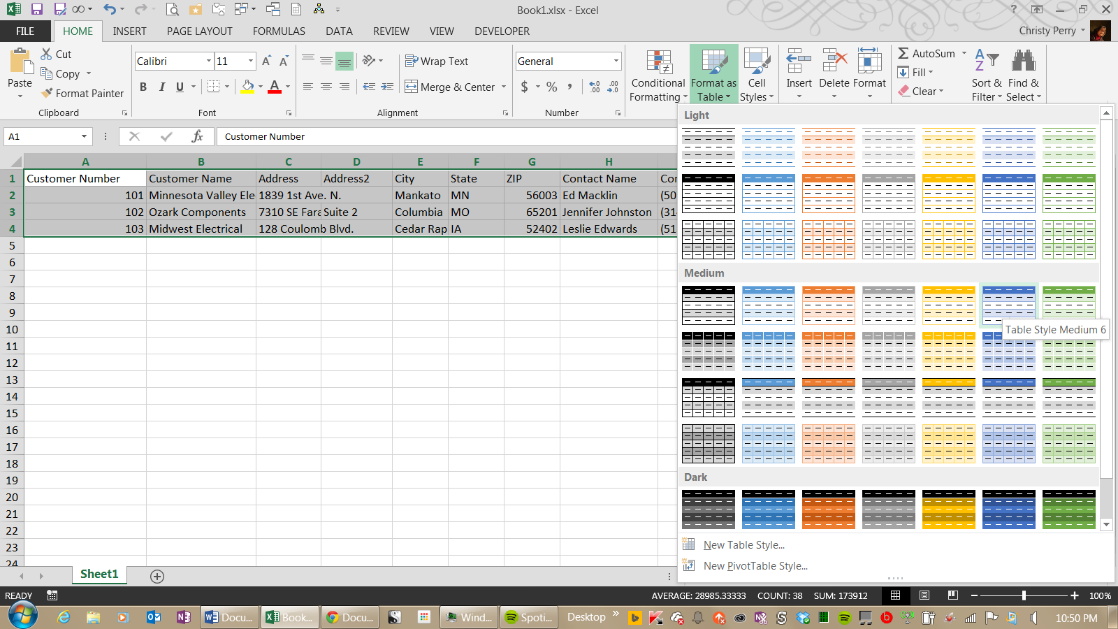Excel Form Templates