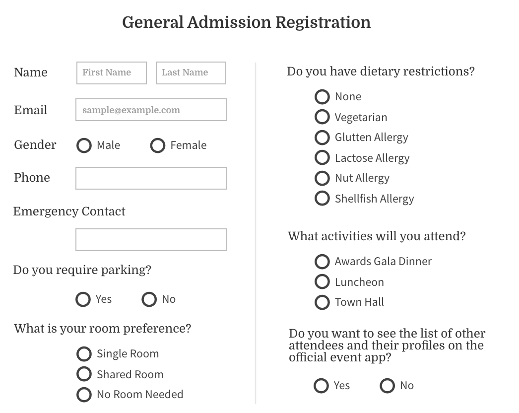 Event Registration Forms How to Guide Free Templates
