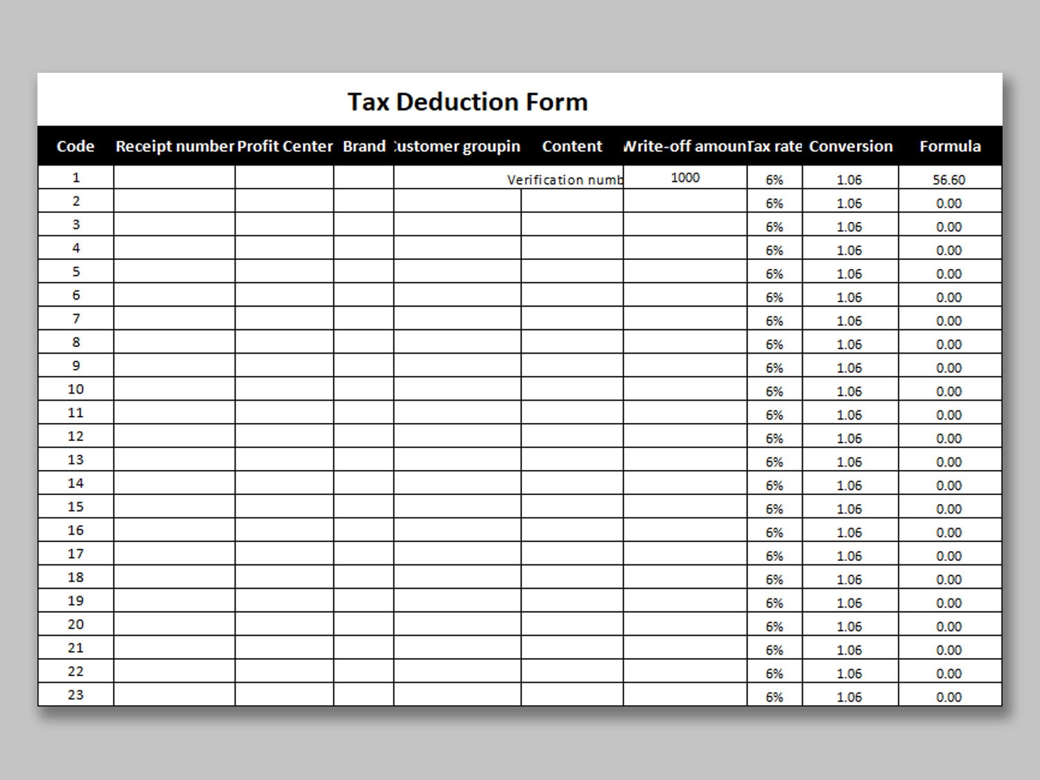 Excel 1099 Form Template