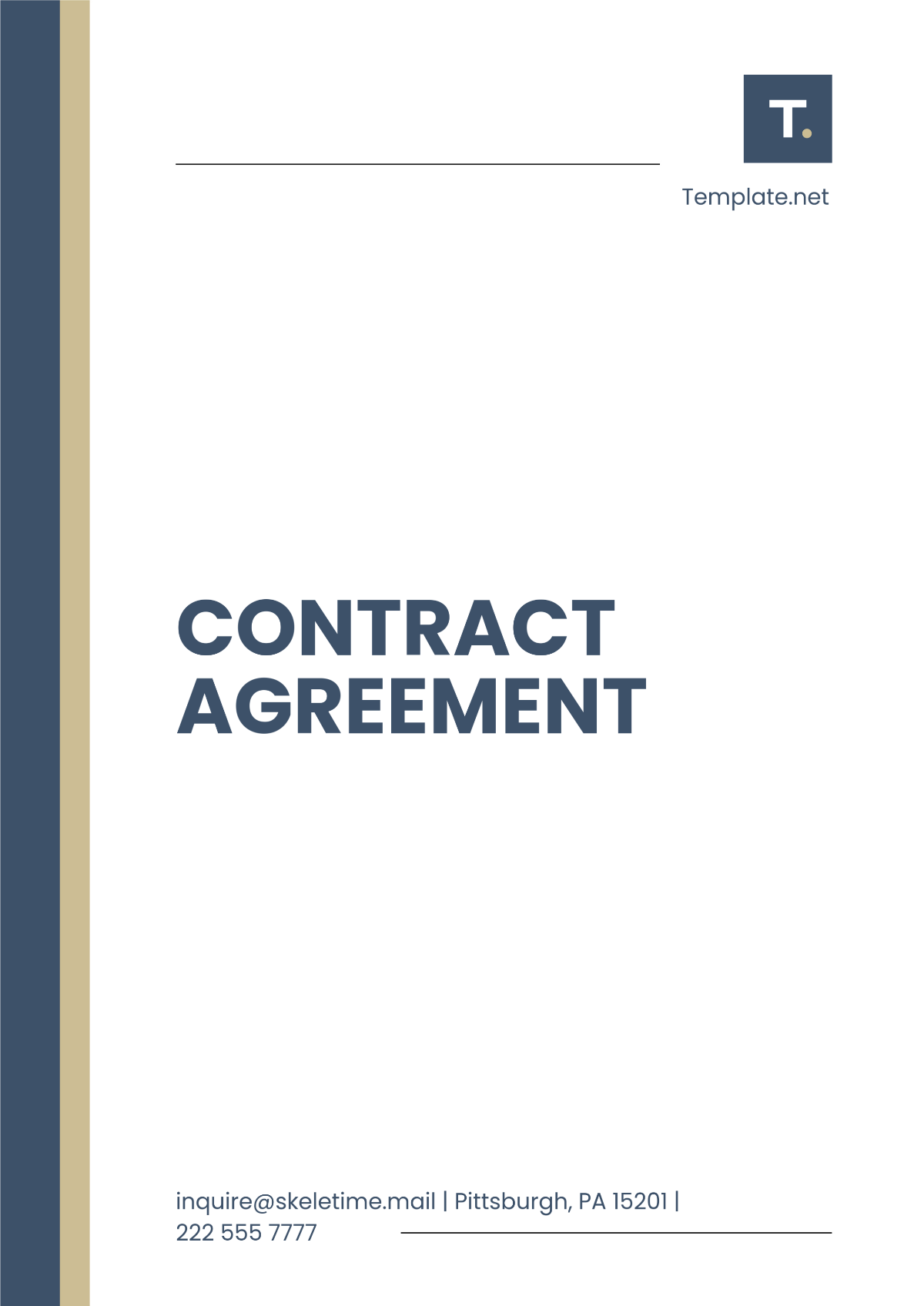 Agreement Form Template