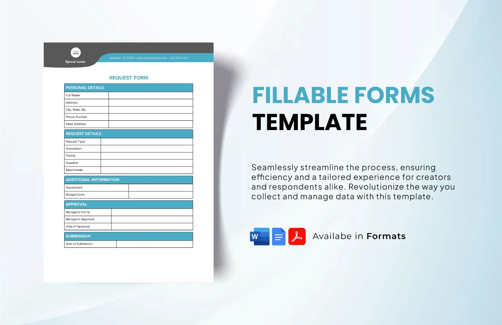 Free Editable Form Templates In Word To Download