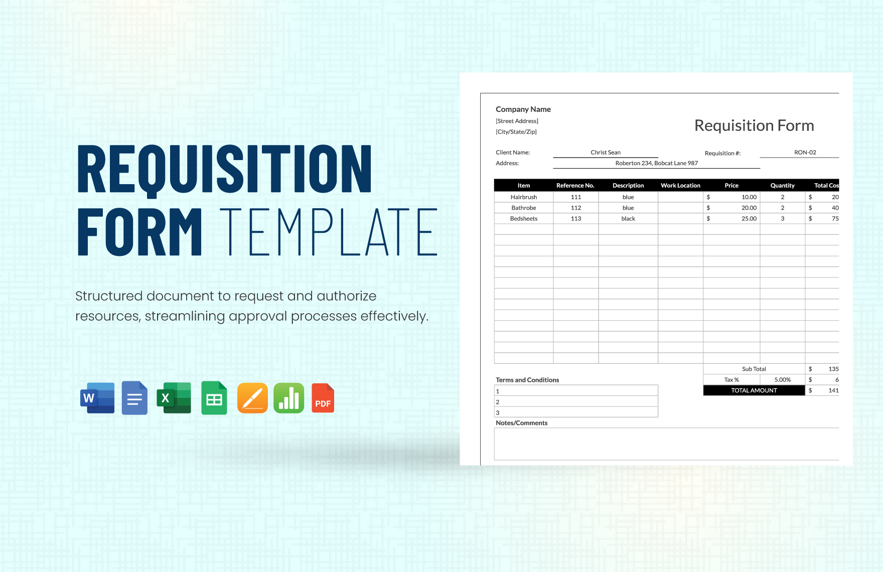 Free Editable Form Templates In Word To Download
