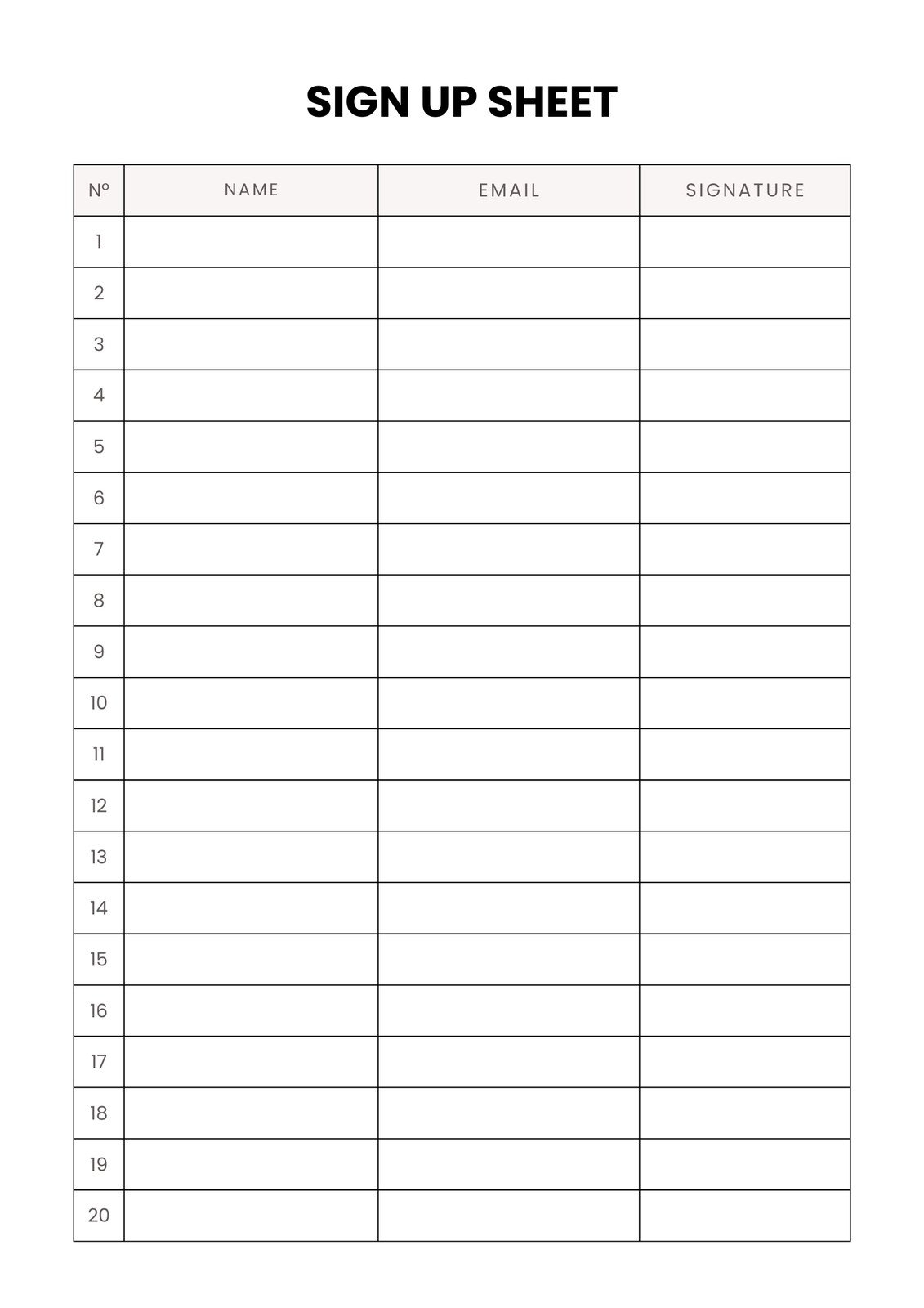 New Customer Form Template