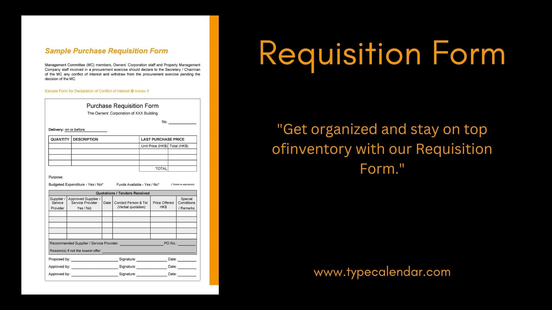 Free Printable Requisition Form Templates PDF Excel Recruitment