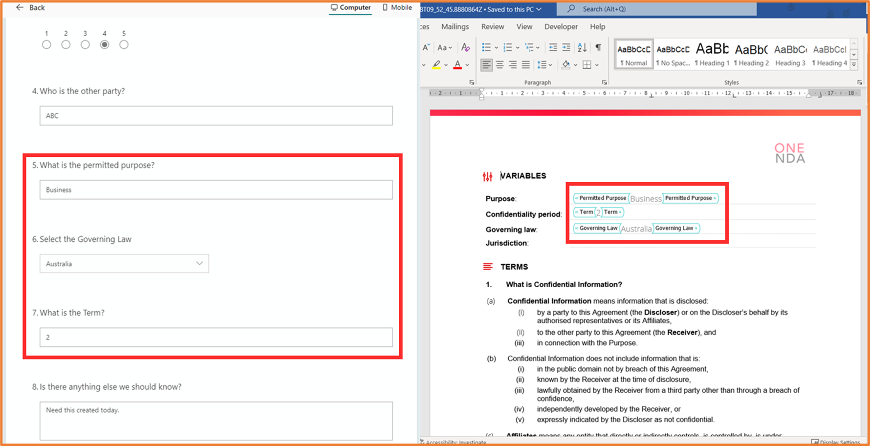 Generate Documents With Information Collected From Microsoft Forms Rishona Elijah