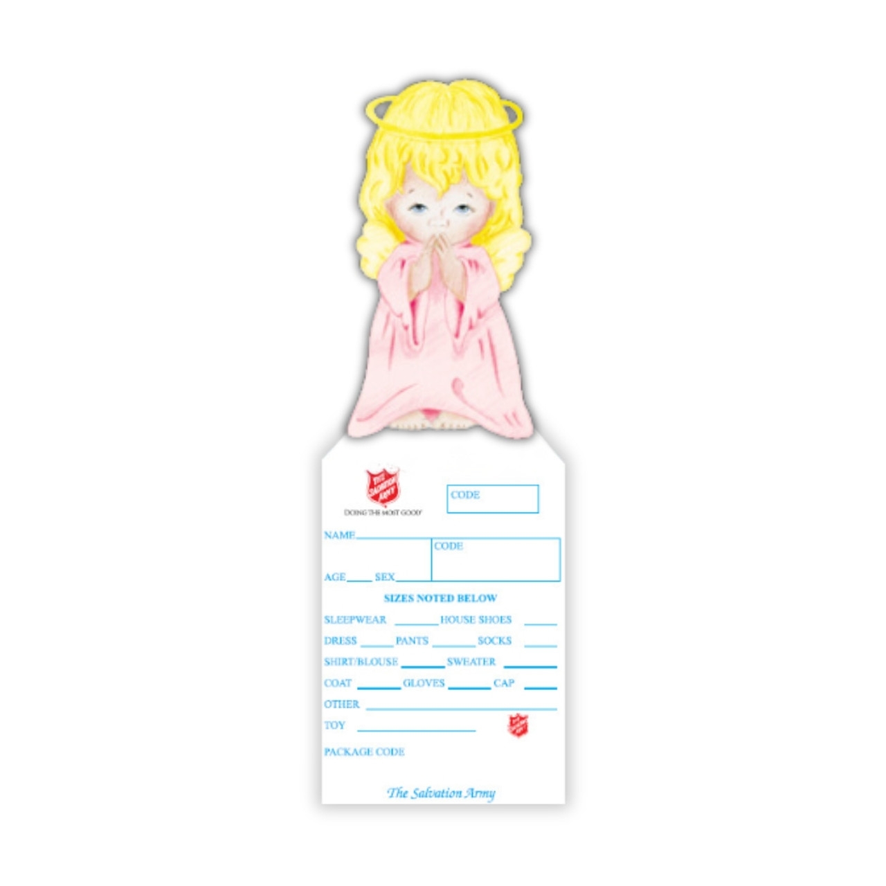 Gown Angel Tree Tags