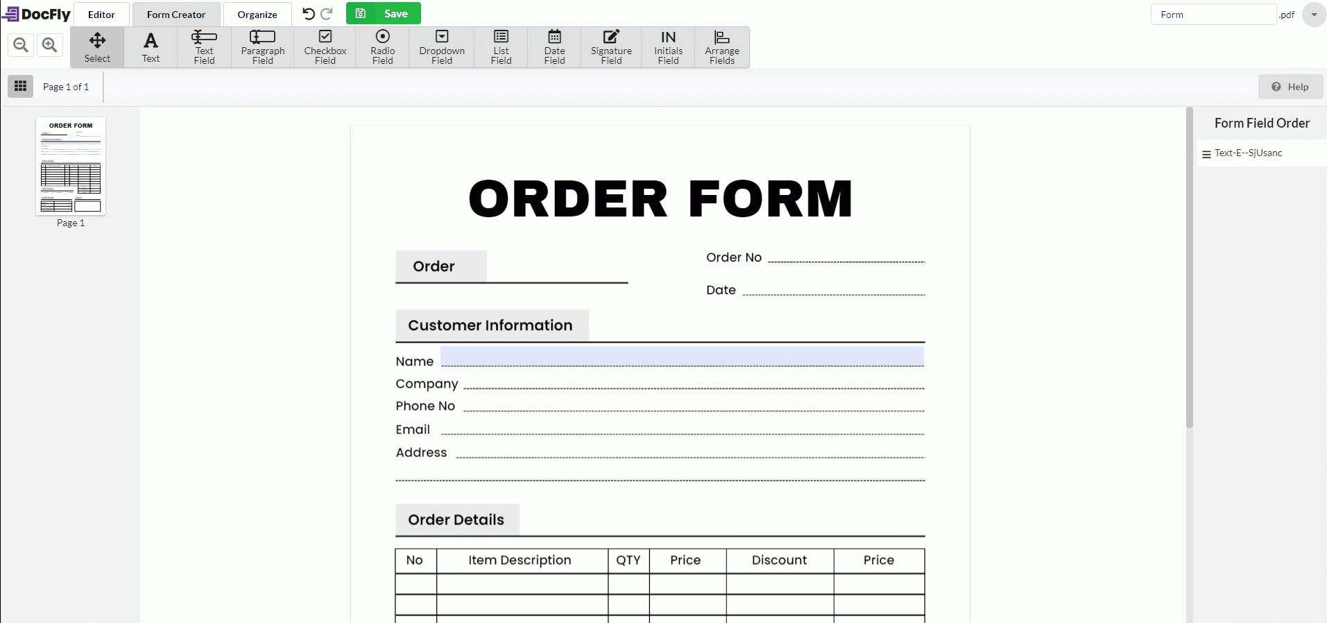 How To Create A Fillable PDF Form Template Using Only Free Tools DocFly Blog