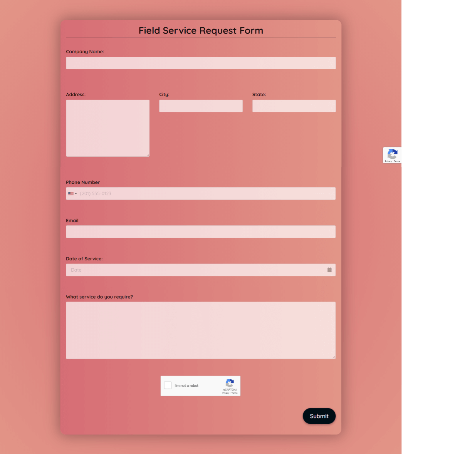 It Service Request Form Template Formplus