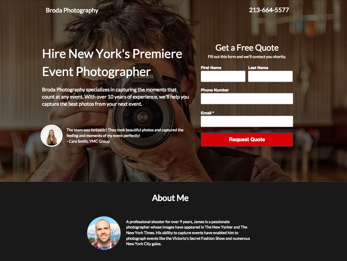 Landing Page Templates Learn Landing Pages