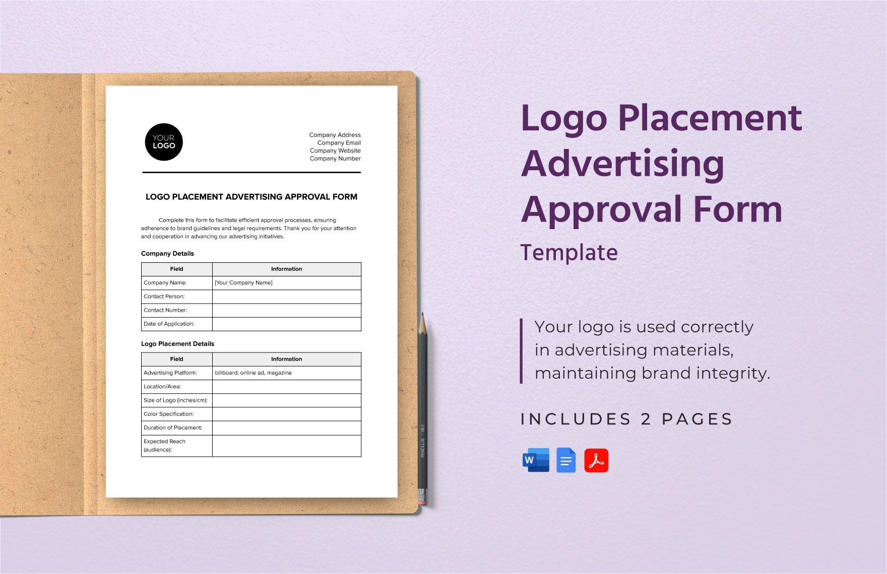 Approval Form Template
