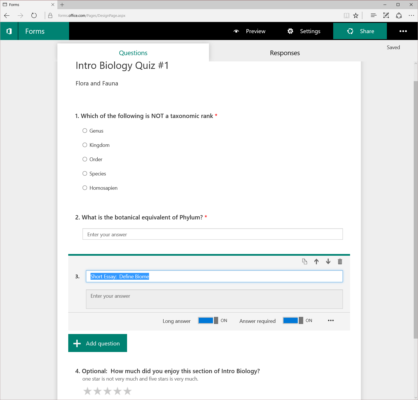 Microsoft Office Forms Templates