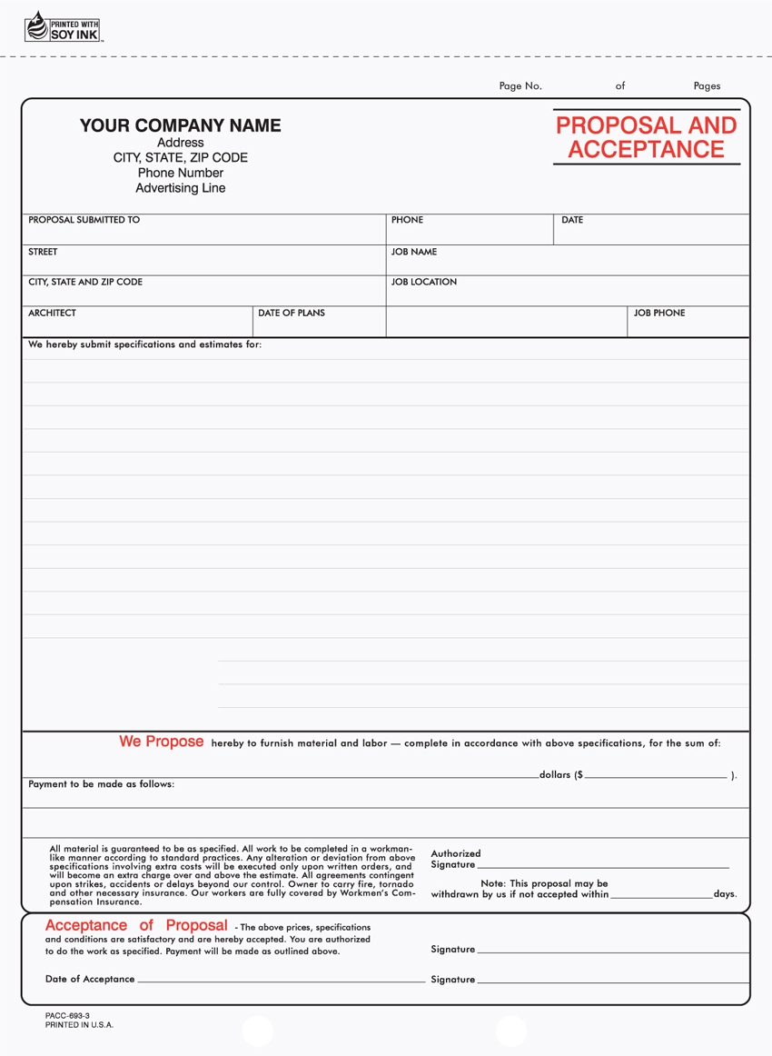 Customer Acceptance Form Template