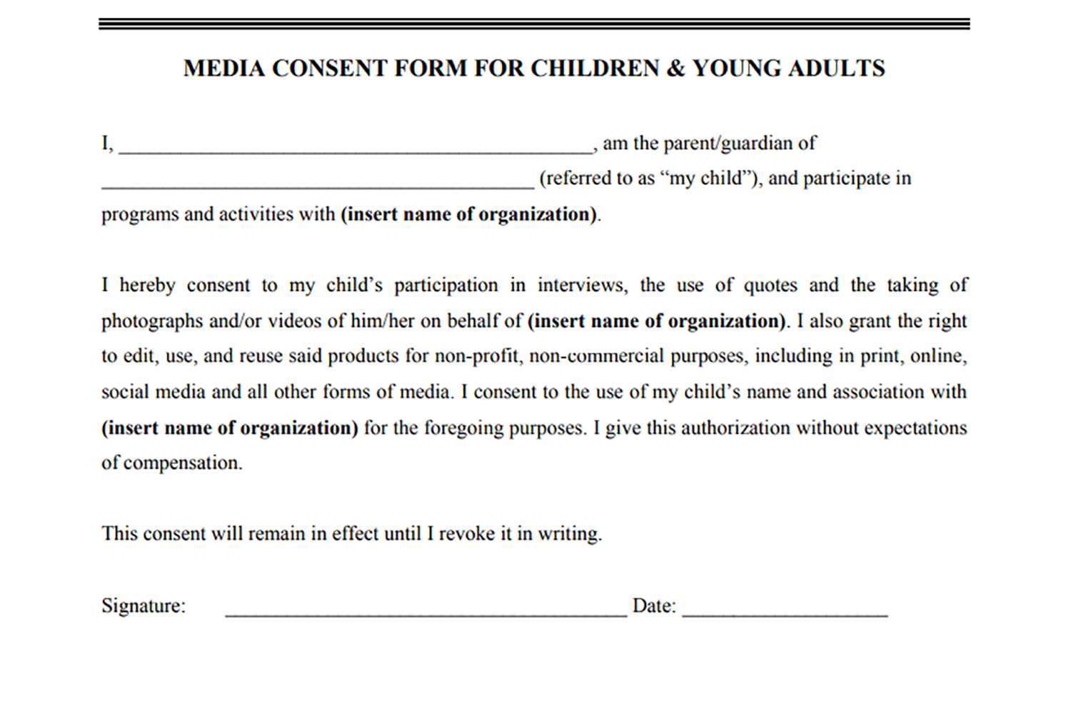 Social Media Consent Form For Patients What Should You Include Etactics