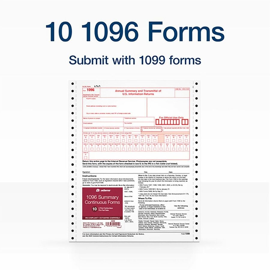 TOPS 1096 Tax Form Tax Forms TOPS Products