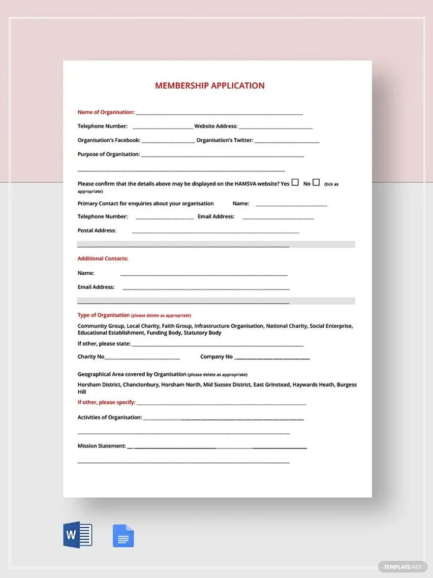 20 Church Membership Form Templates In PDF DOC
