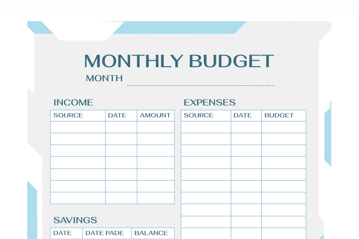 Budget Forms Templates