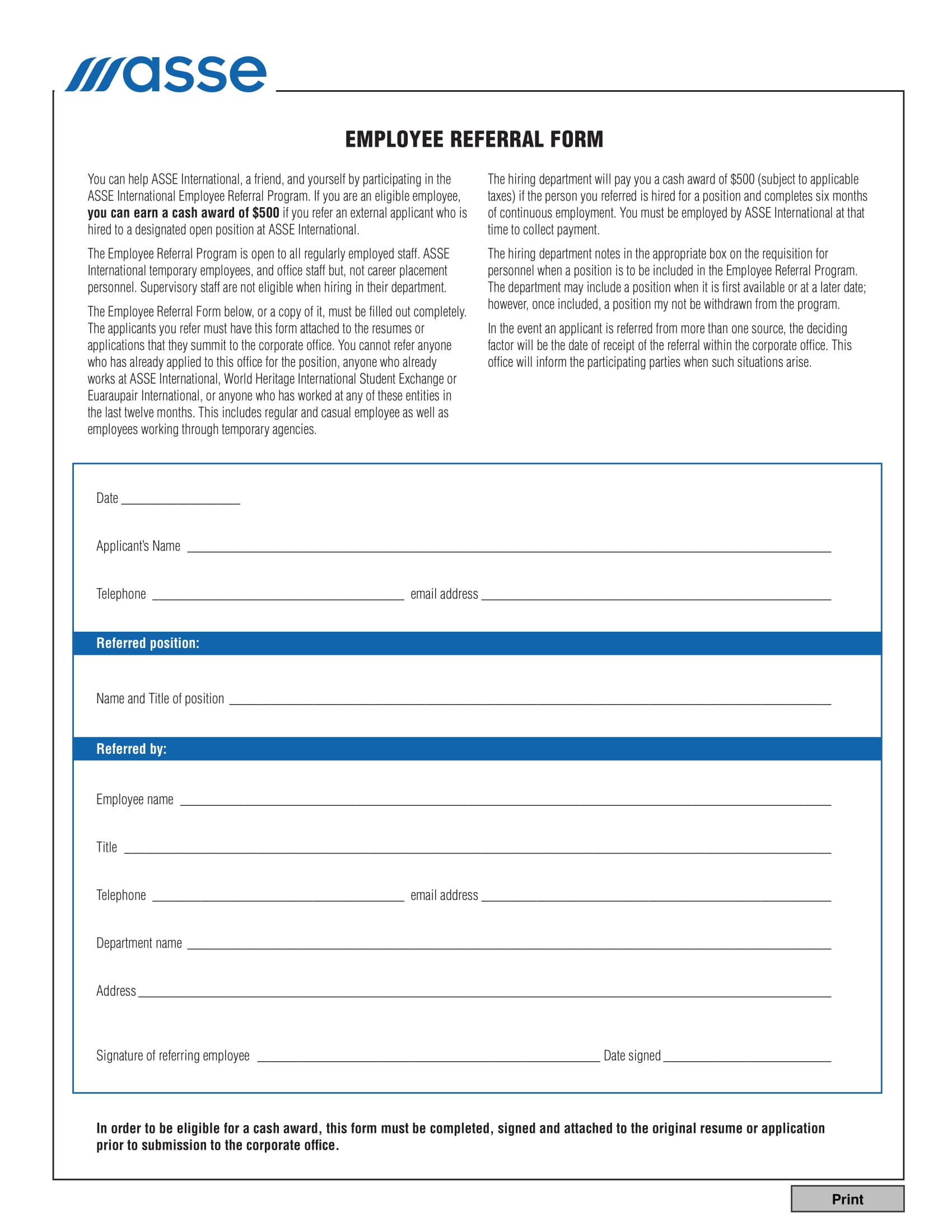24 HR Forms Examples To Download