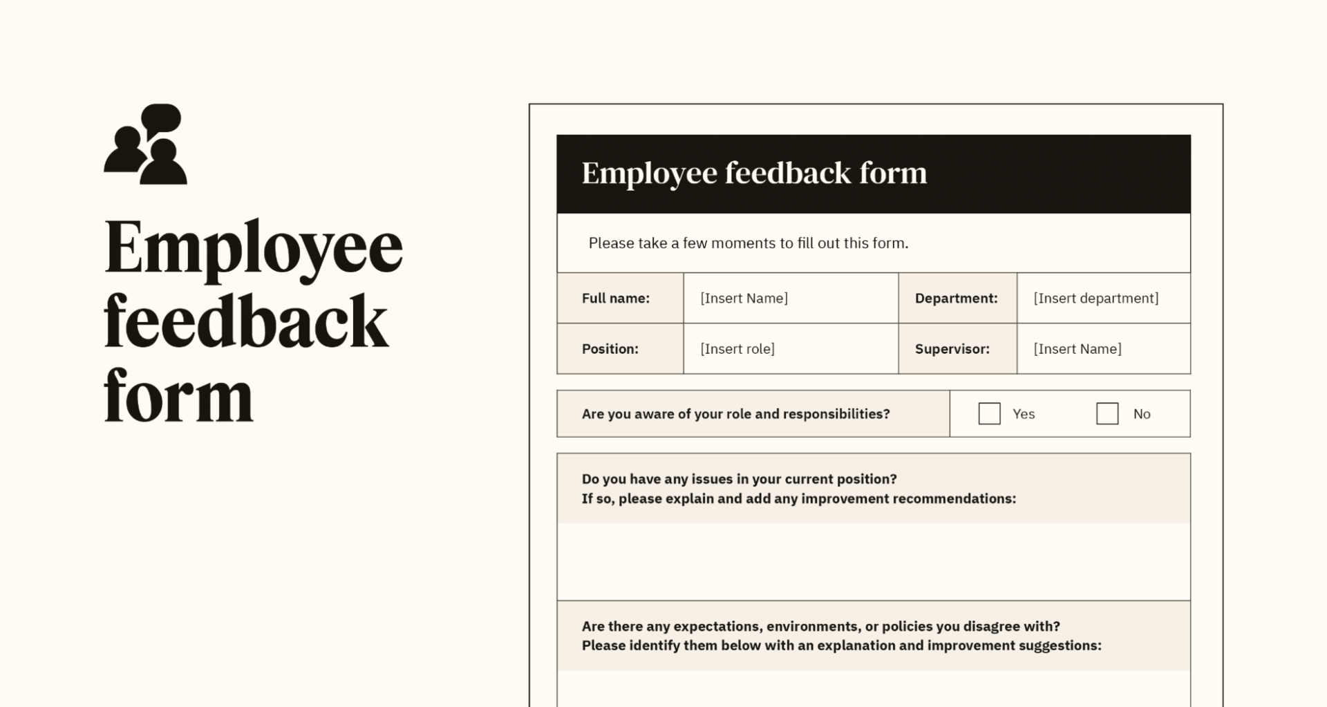 25 Free And Customizable Feedback Form Templates