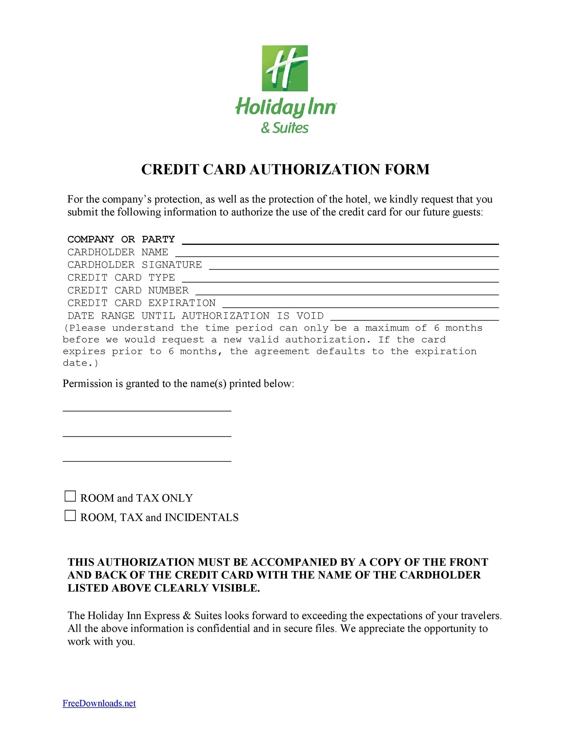 43 Credit Card Authorization Forms Templates Ready to Use 