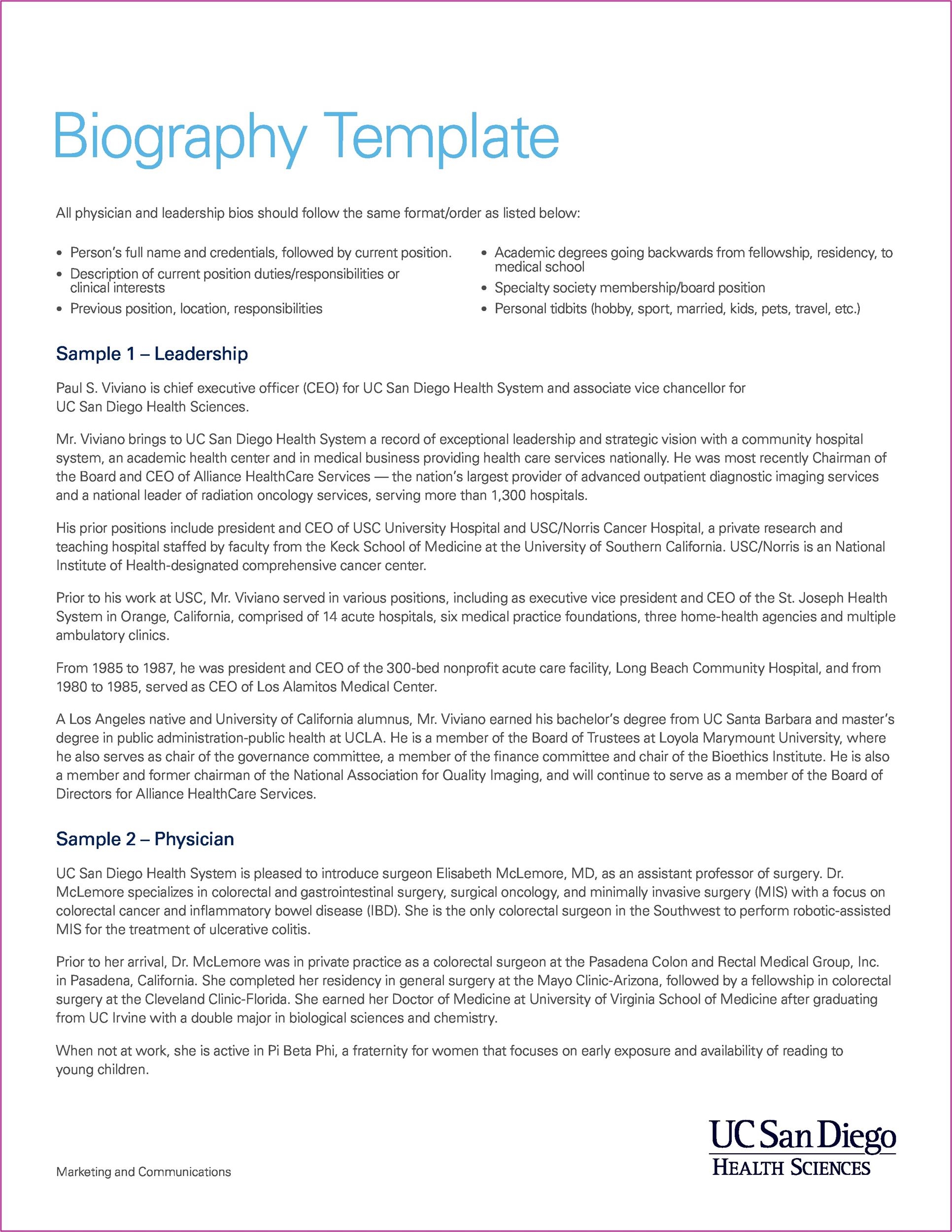 45 Biography Templates U0026 Examples Personal Professional 