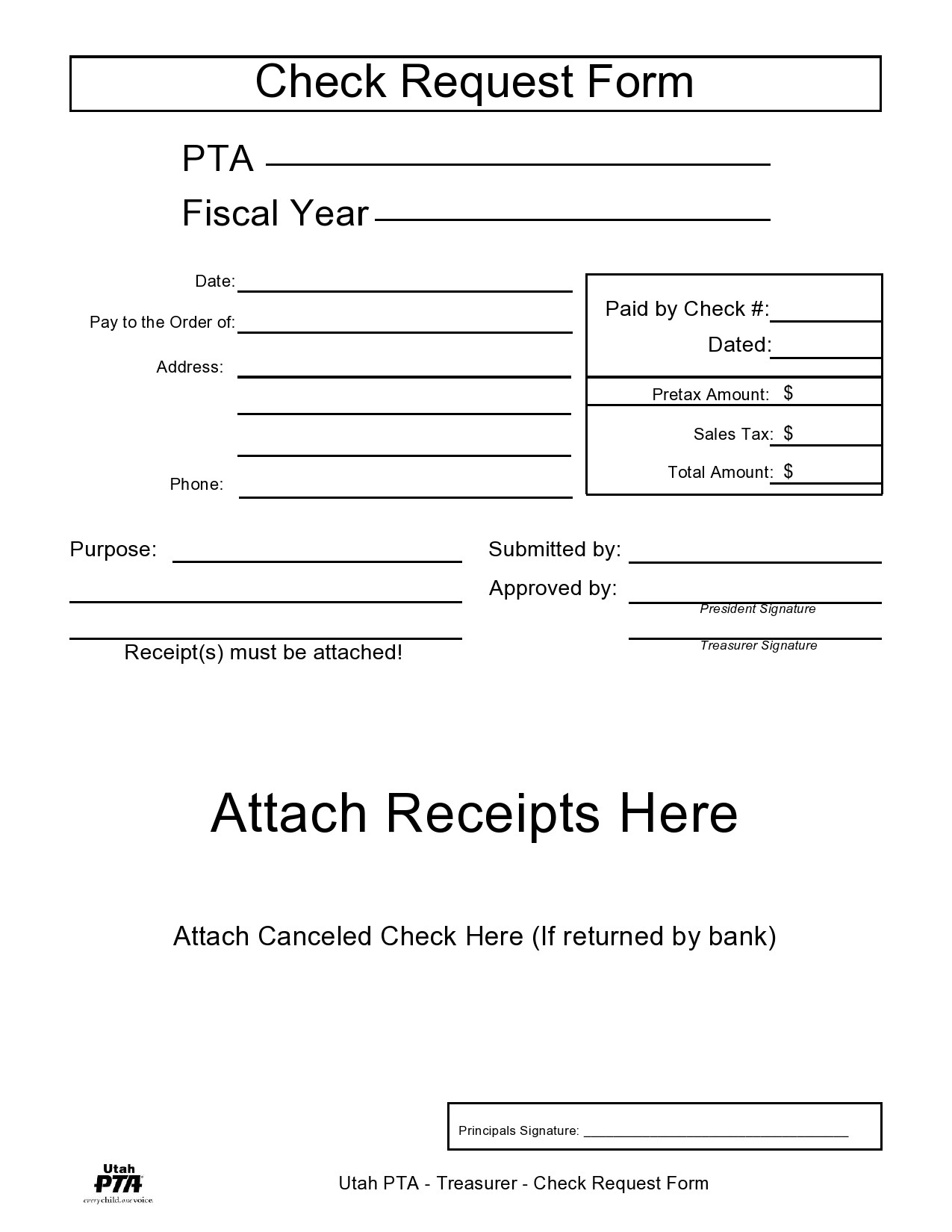 50 Free Check Request Forms Word Excel PDF TemplateLab