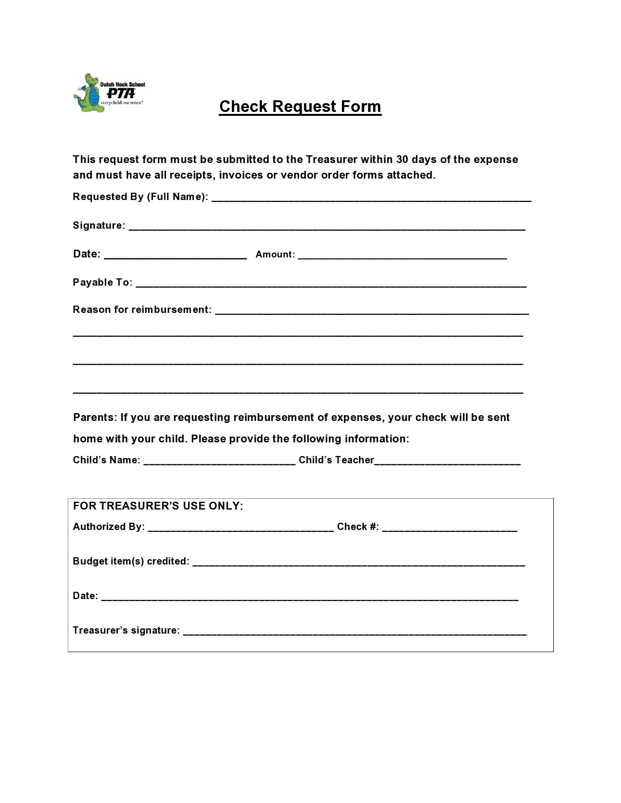 50 Free Check Request Forms Word Excel PDF TemplateLab