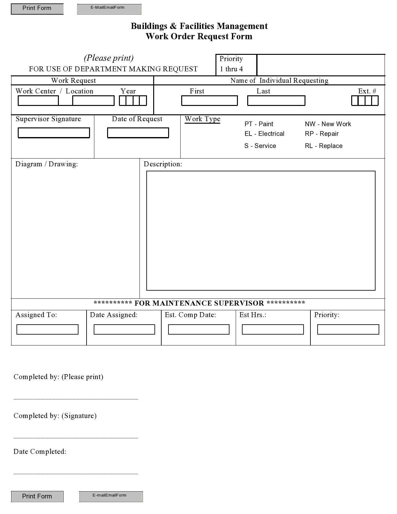 Deviation Request Form Template