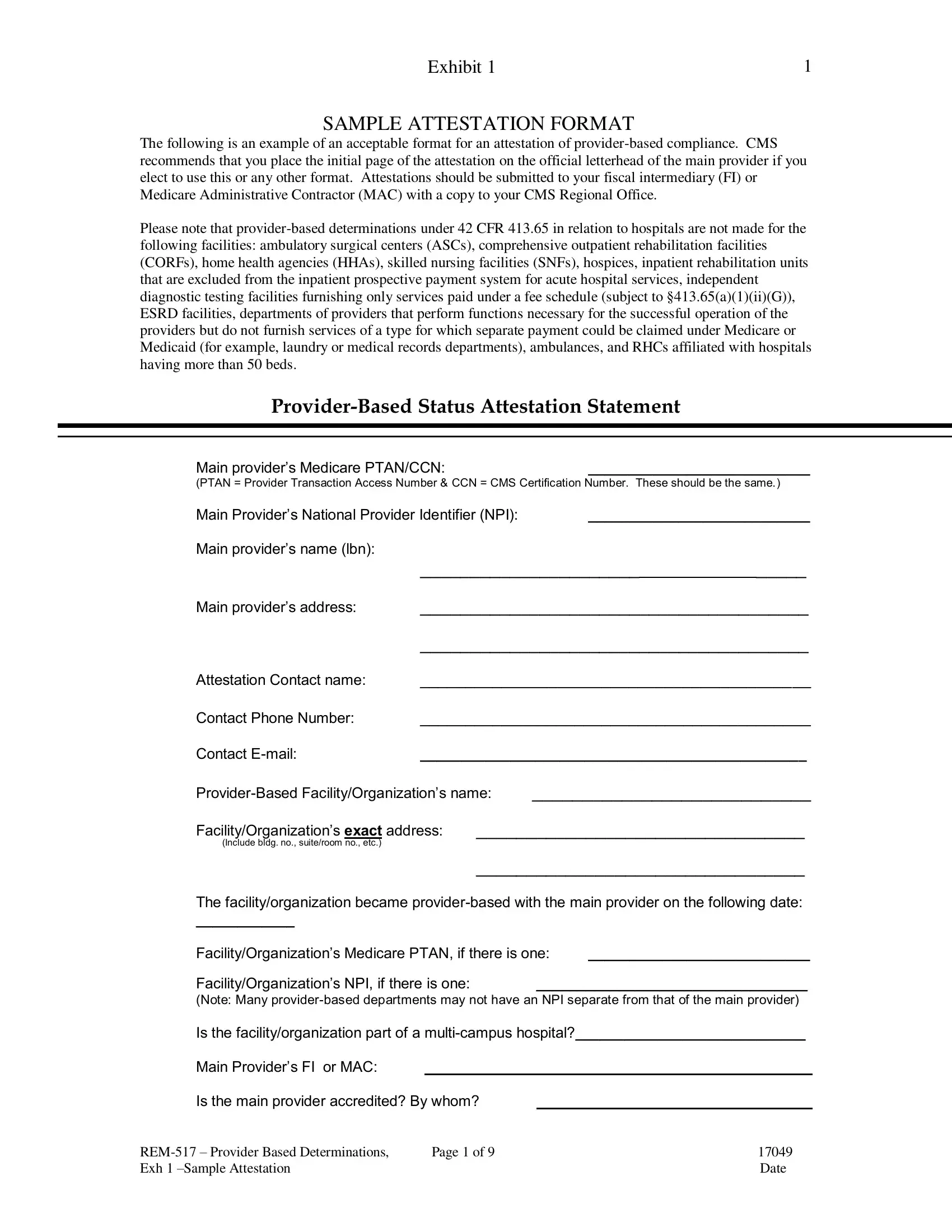 attestation form sample fill out printable pdf forms online