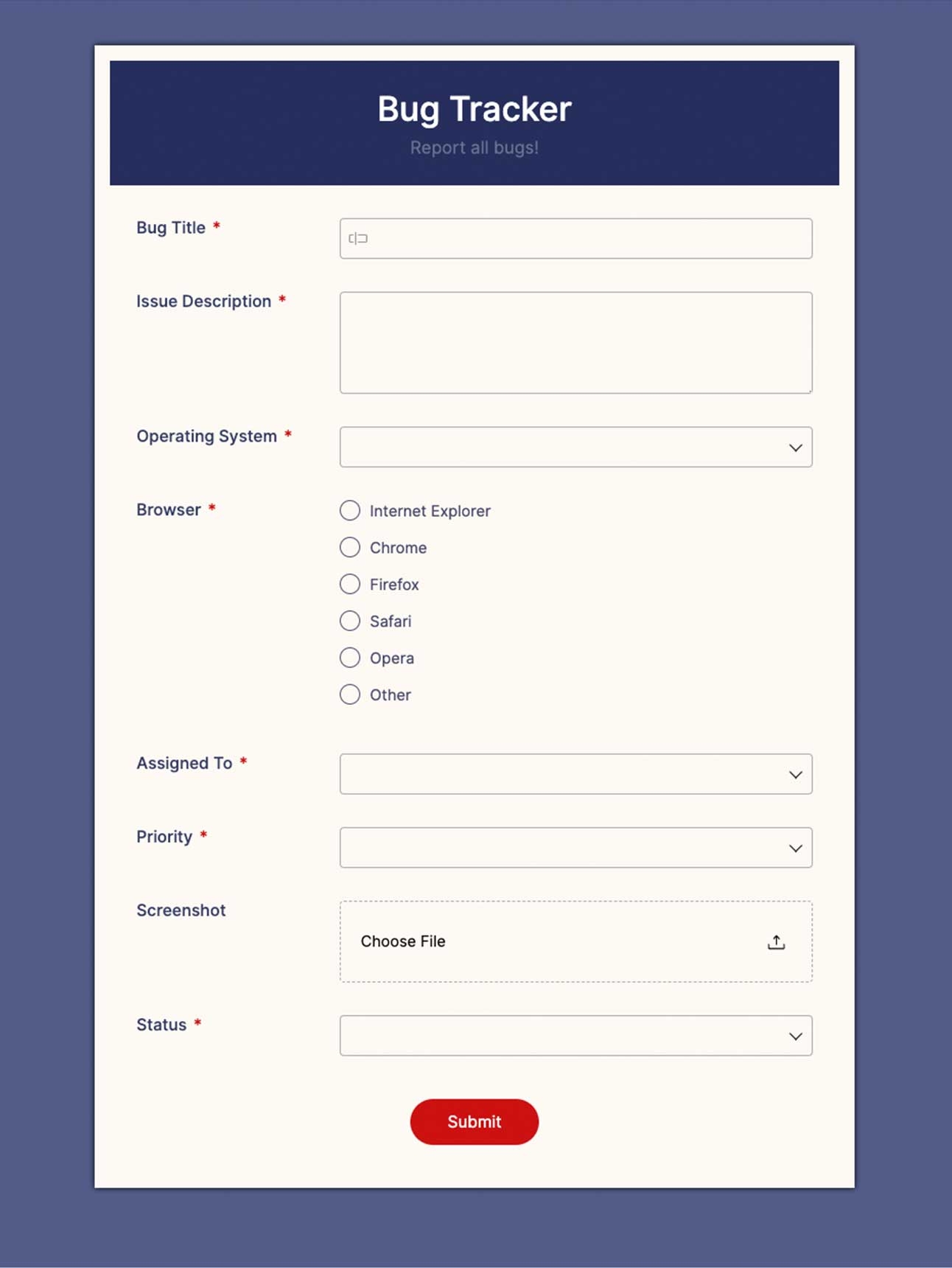 Business Form Templates Zoho Forms