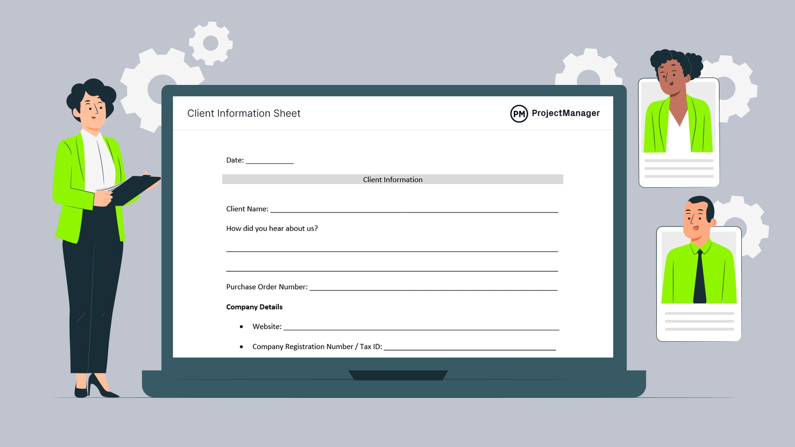 Customer Information Form Template Word
