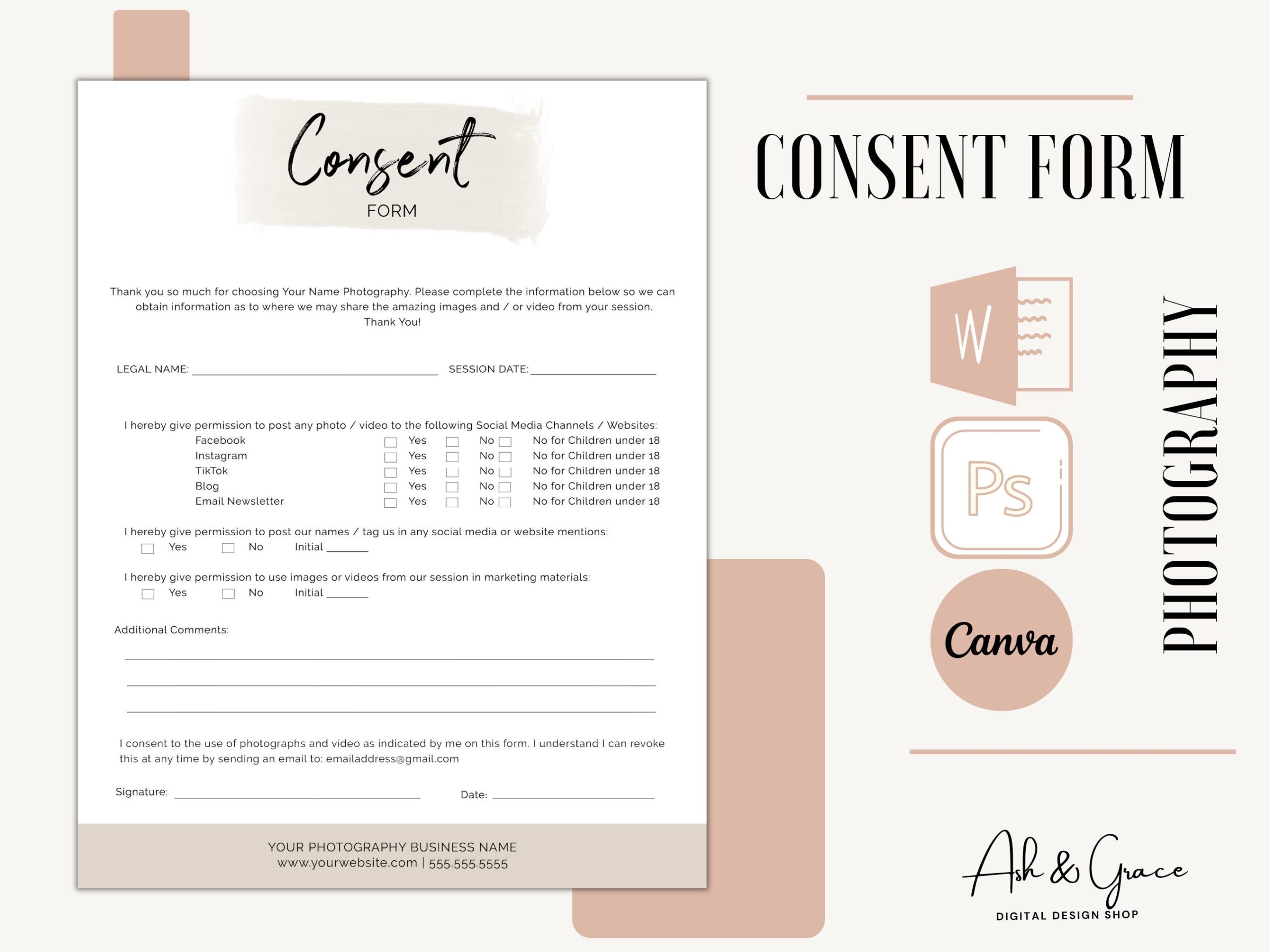 Free Consent Form Template
