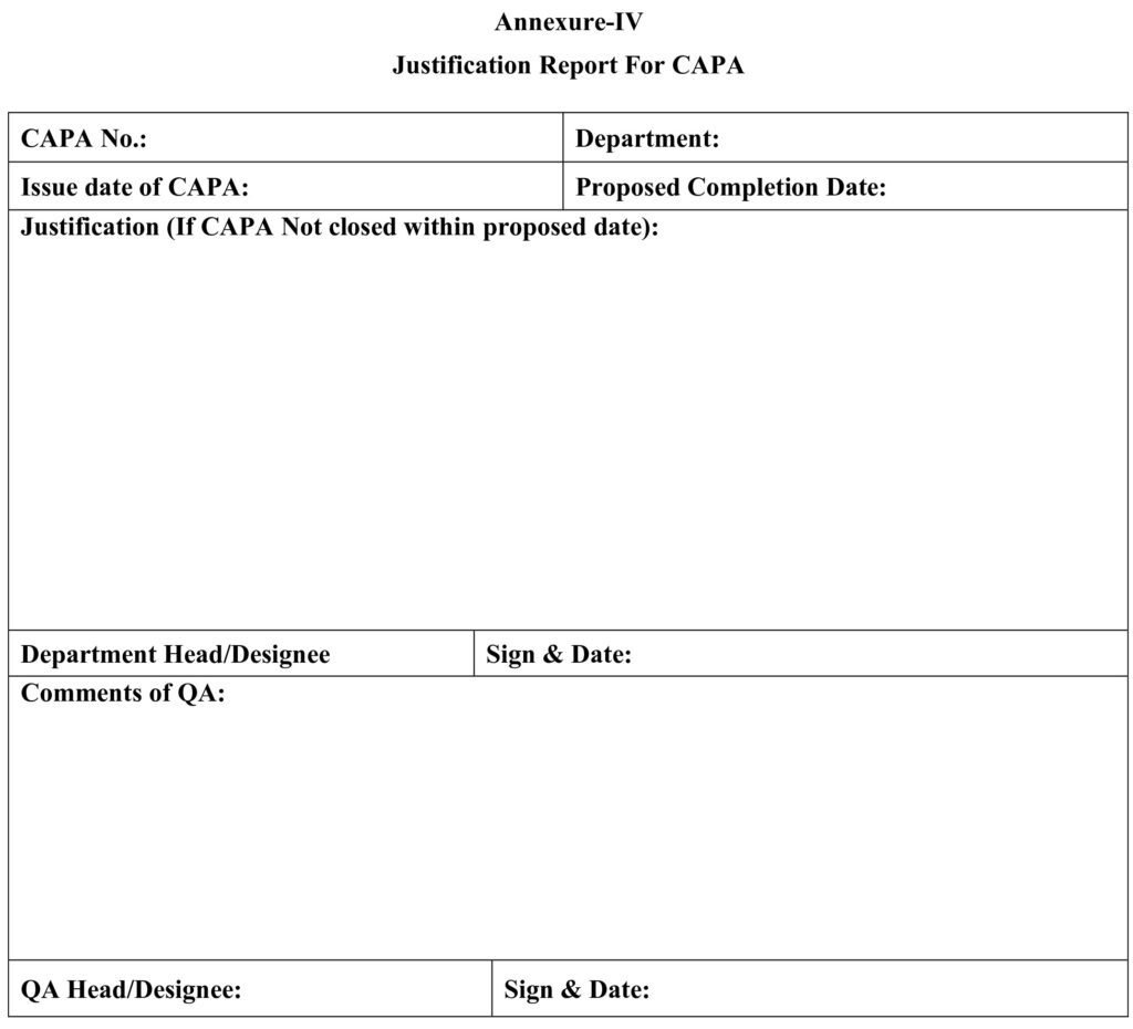 Corrective And Preventive Action CAPA 