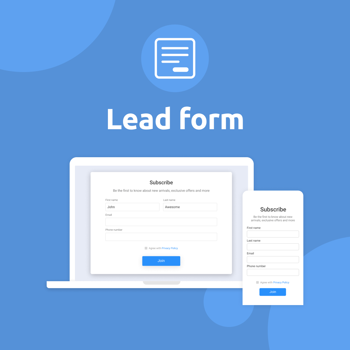 Create Lead Form For Free Interacty
