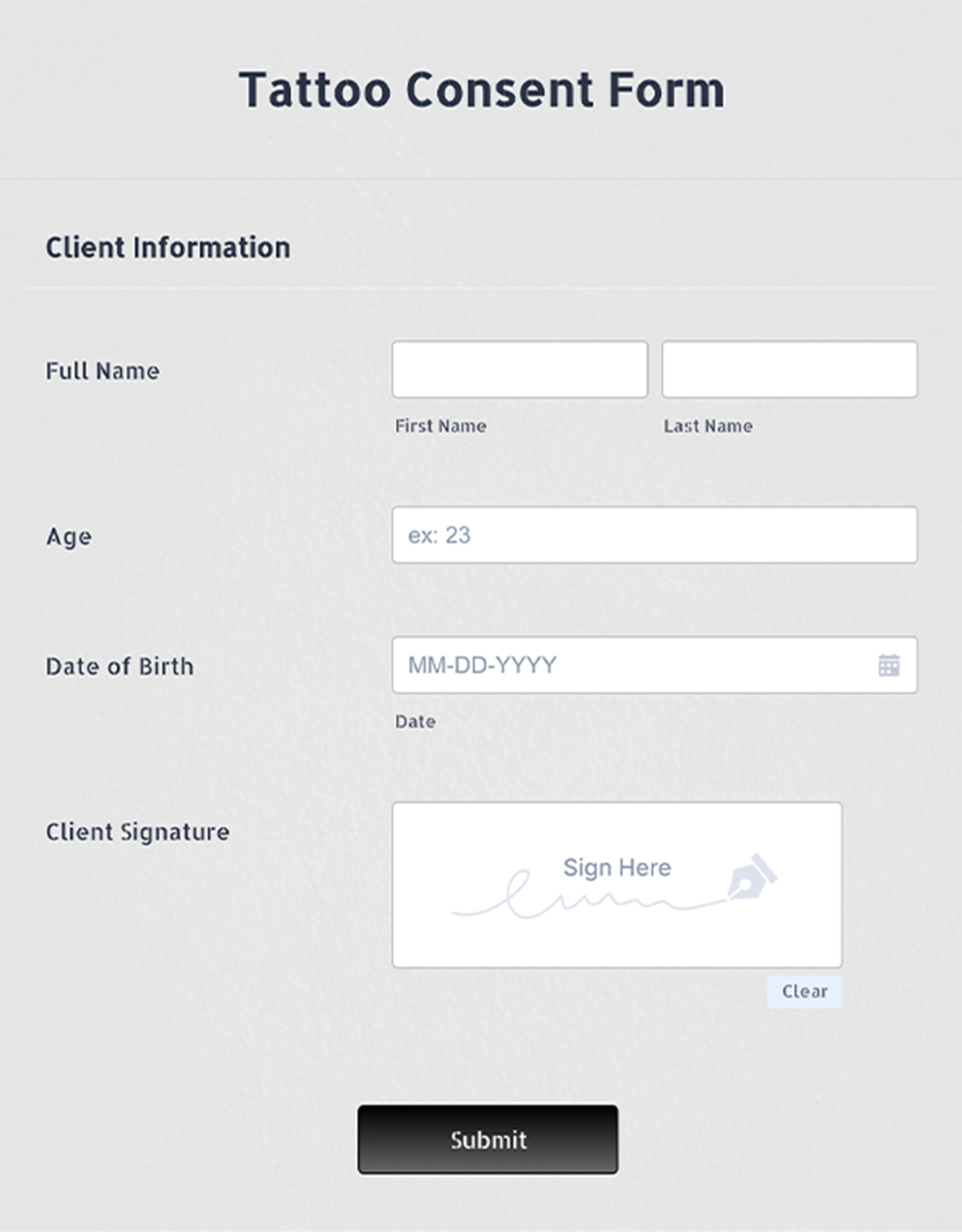 Digital Consent Form App For Desktop U0026 Mobile Jotform