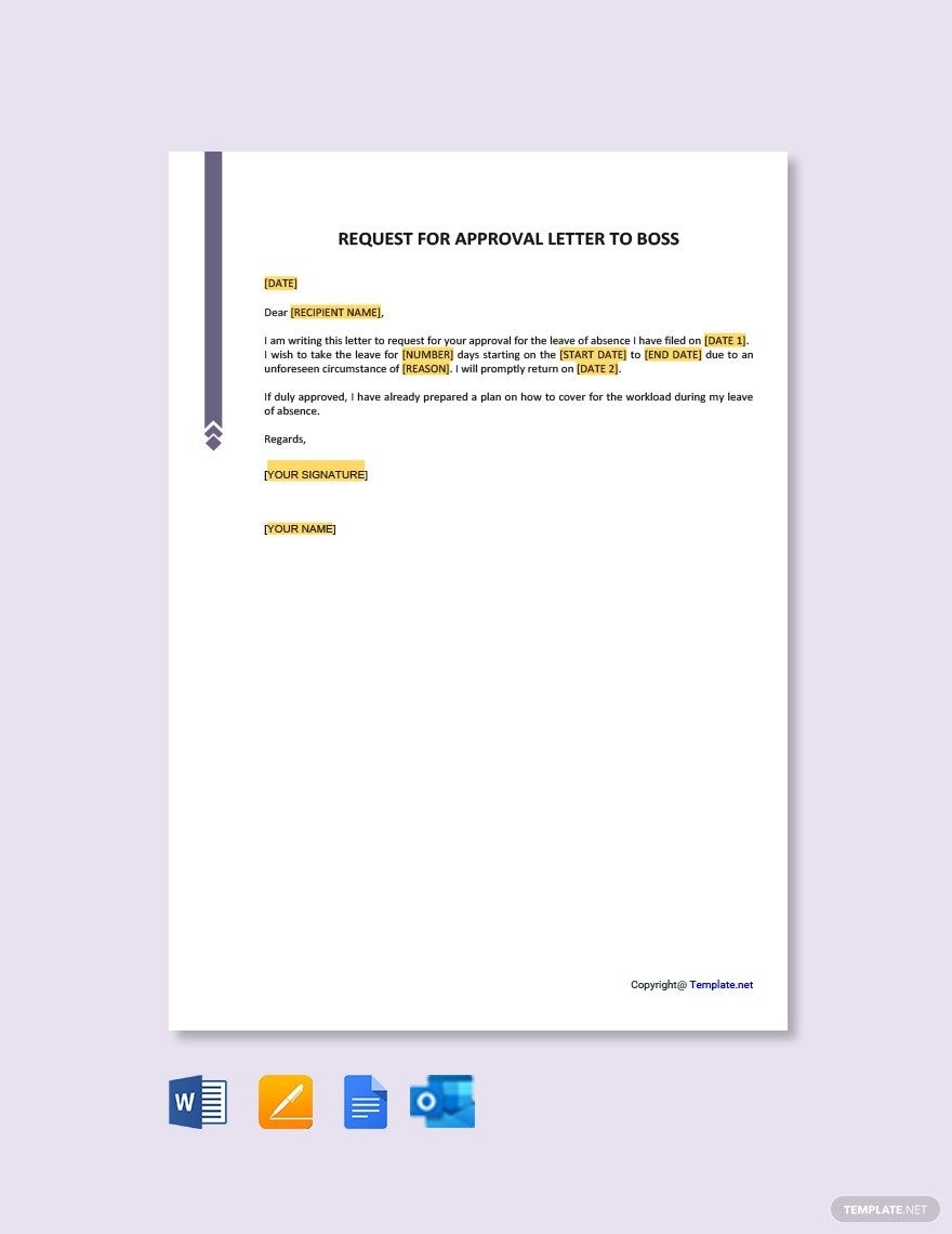 Approval Form Template Word