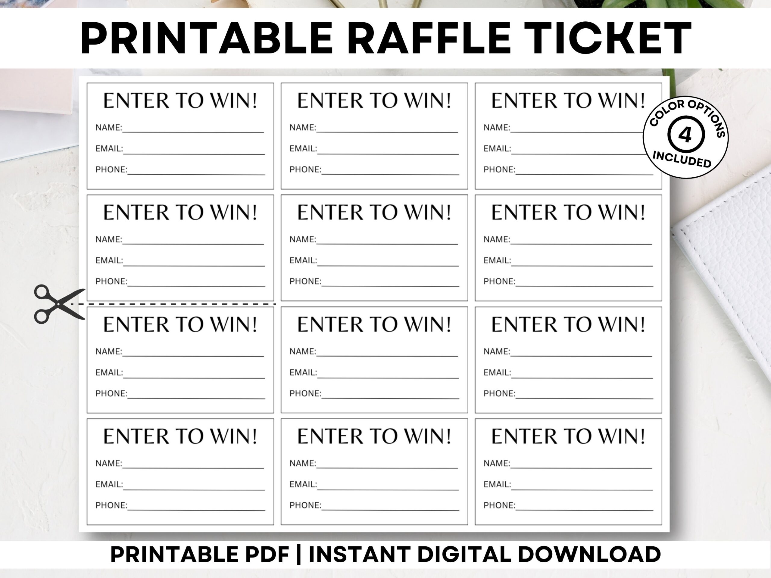 Entry Form Template Etsy