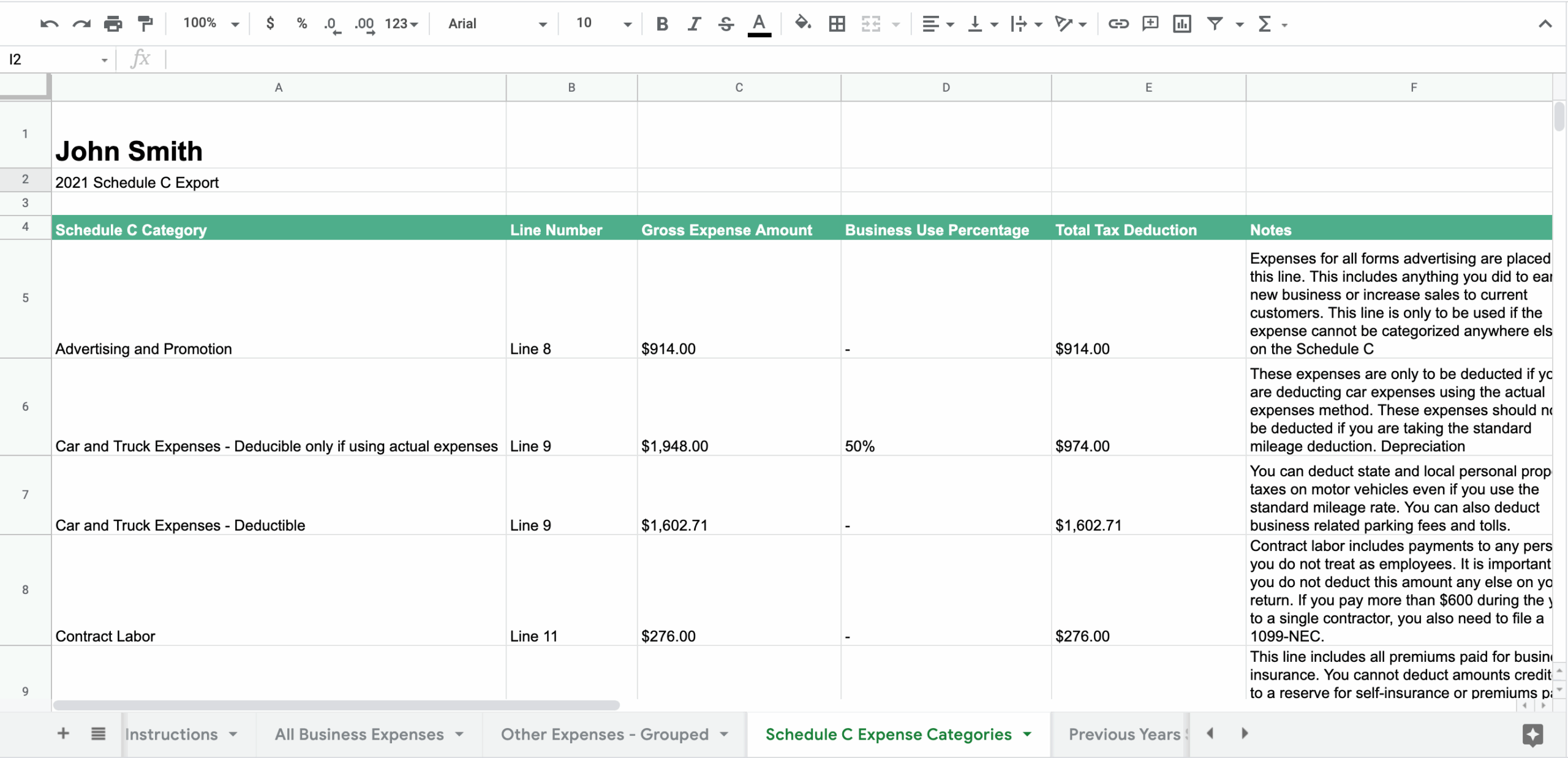 Free 1099 Template Excel With Step By Step Instructions 