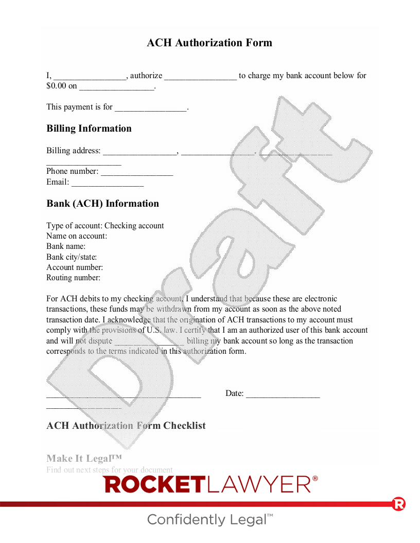Ach Template Form