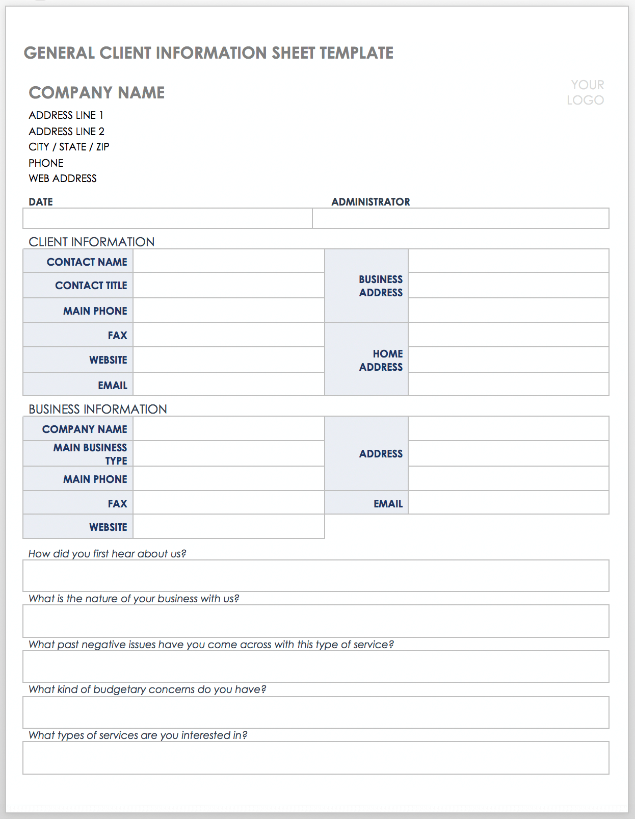 Business Form Templates